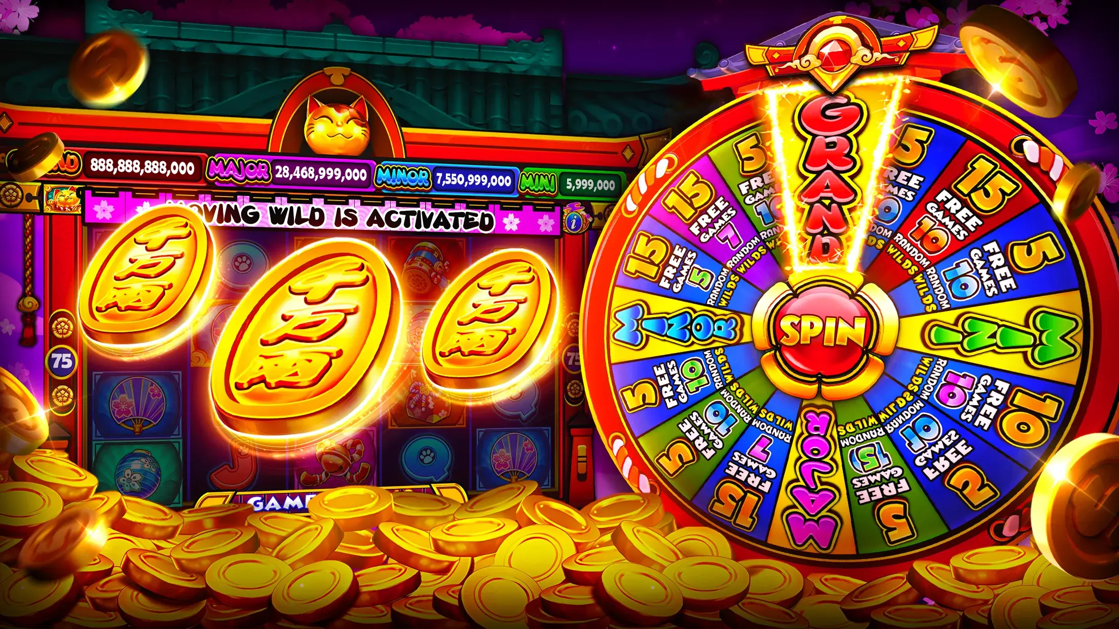 Colourful slot interface still 2